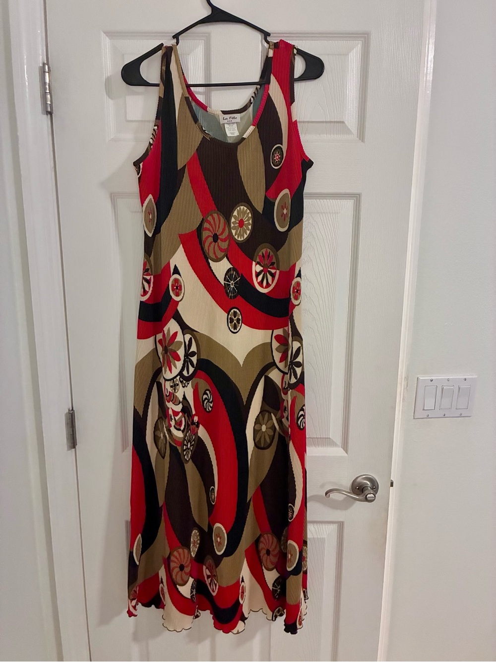 La Féte USA Vintage Sleeveless Colorful Maxi Dress